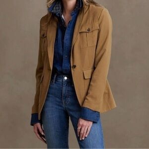 Banana Republic NWT Camel Utility Blazer with Belt